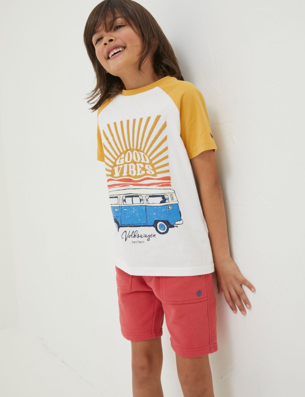 Pure Cotton Camper Graphic T-Shirt (3-13 Yrs) image 1