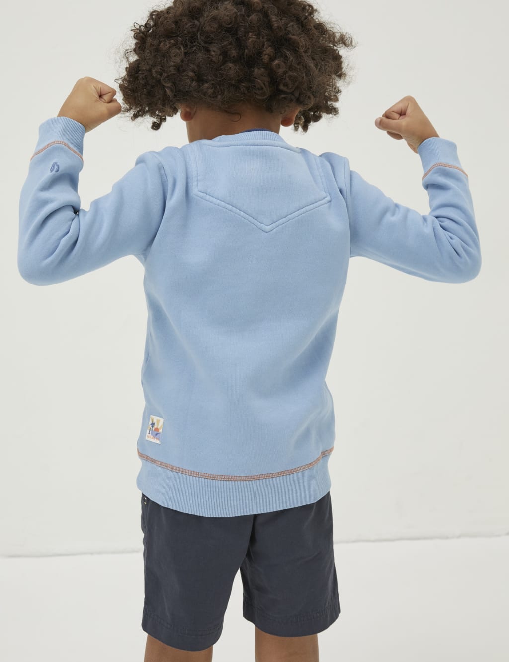 Cotton Rich Surf Print Sweatshirt (3-13 Yrs) image 3