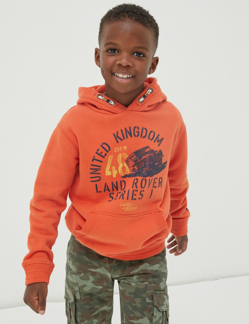 Cotton Rich Transport Hoodie (3-13 Yrs) image 1