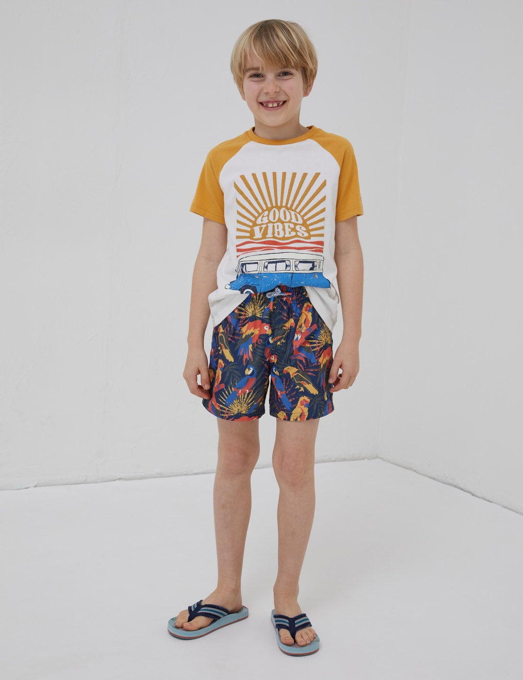 Parrot Swim Shorts (3-13 Yrs) image 1