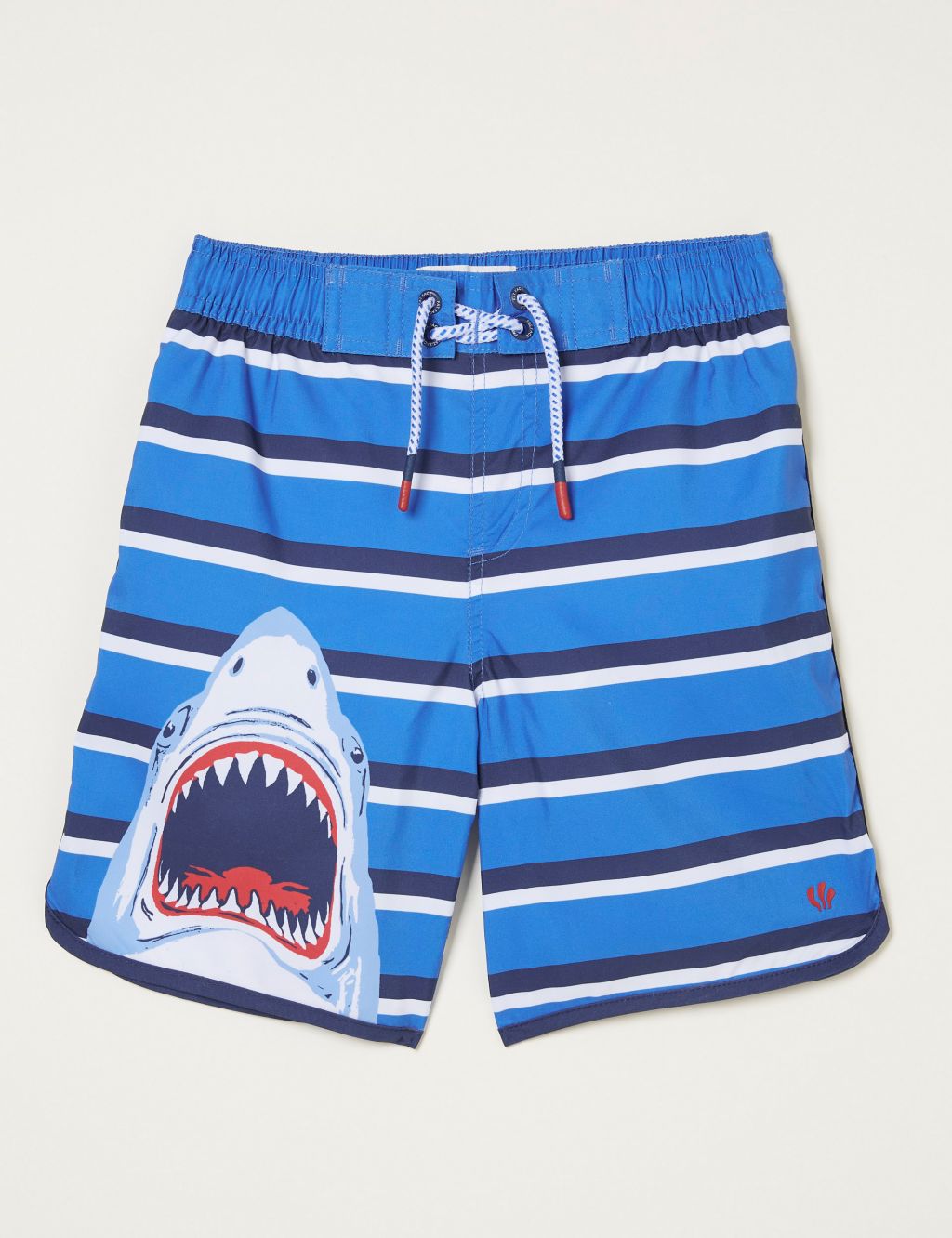 Stripe Shark Swim Shorts (3-13 Yrs) image 2