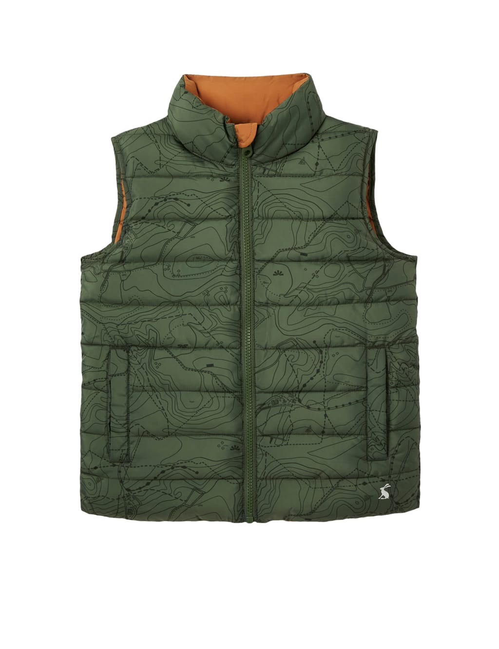 Reversible Printed Gilet  (2 -12 Yrs) image 1