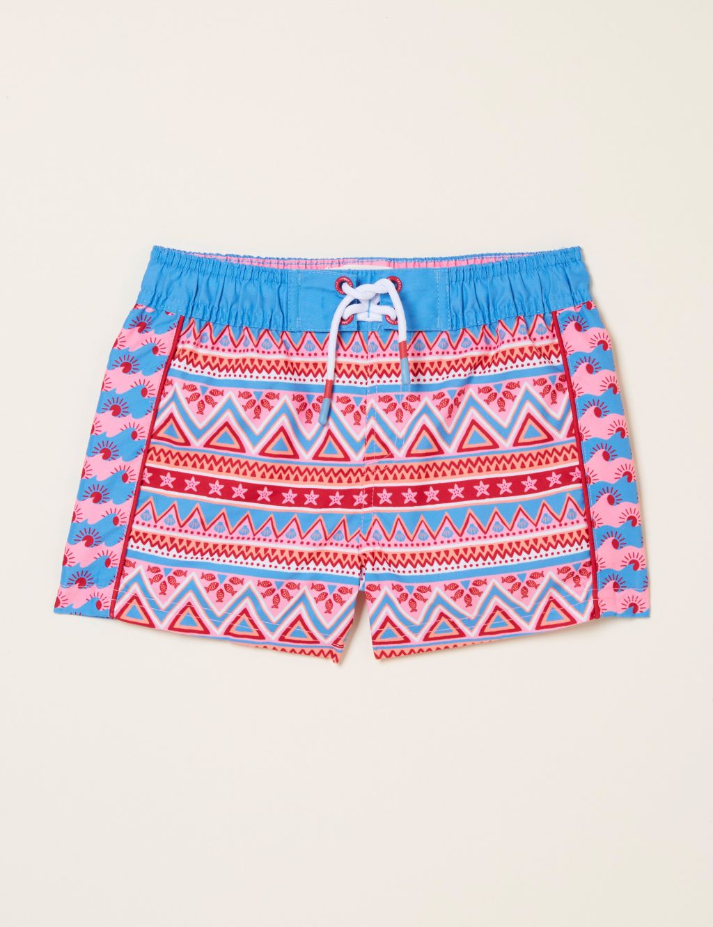 Aztec Print Swim Shorts (3-13 Yrs)
