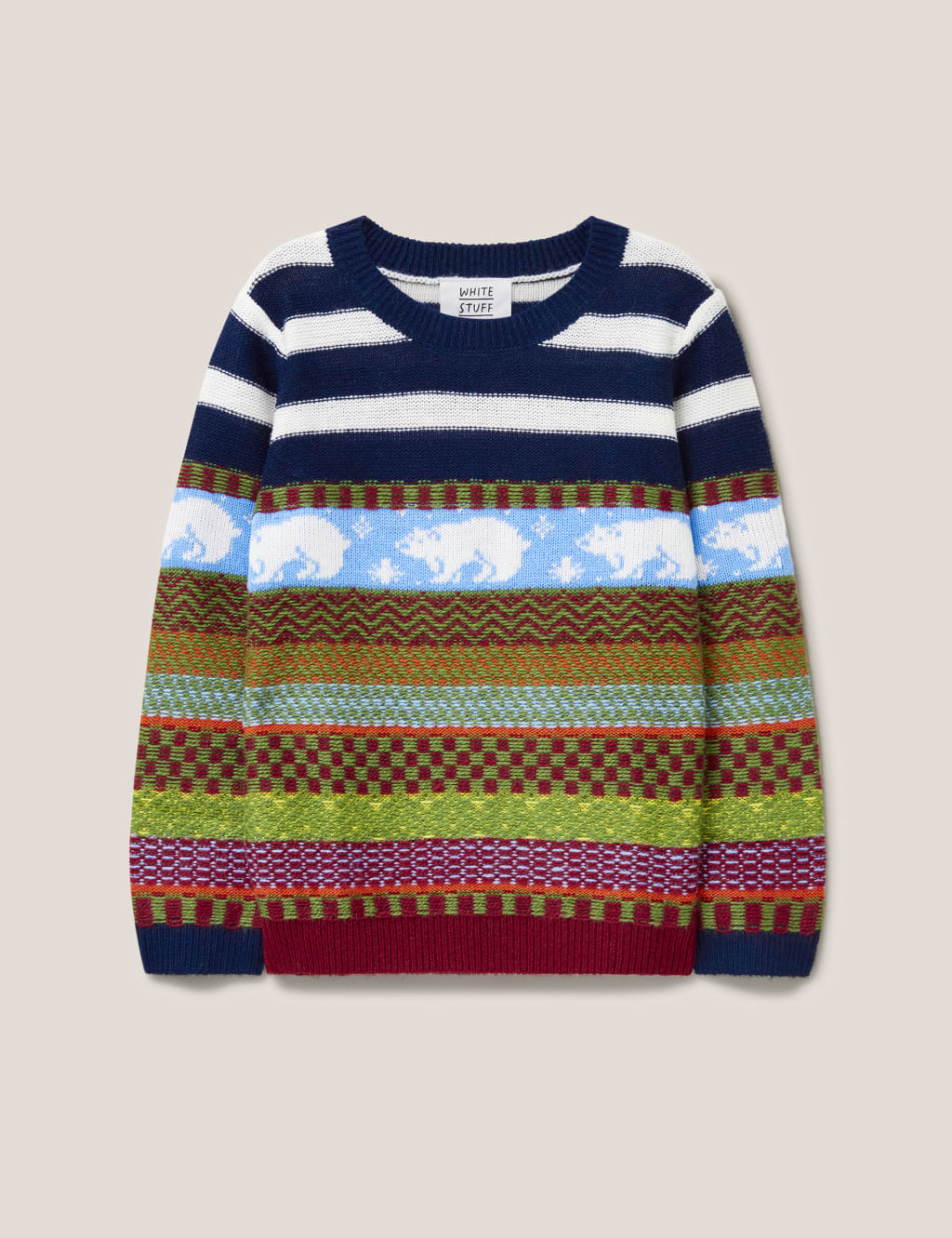 Wool Blend Fair Isle Jumper (3-10 Yrs) image 1