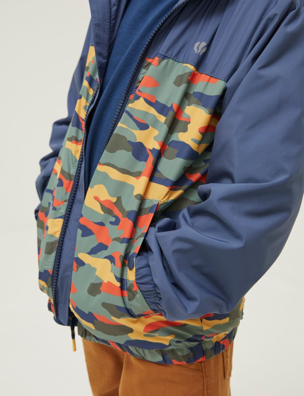 Camouflage Raincoat (3-13 Yrs) image 2