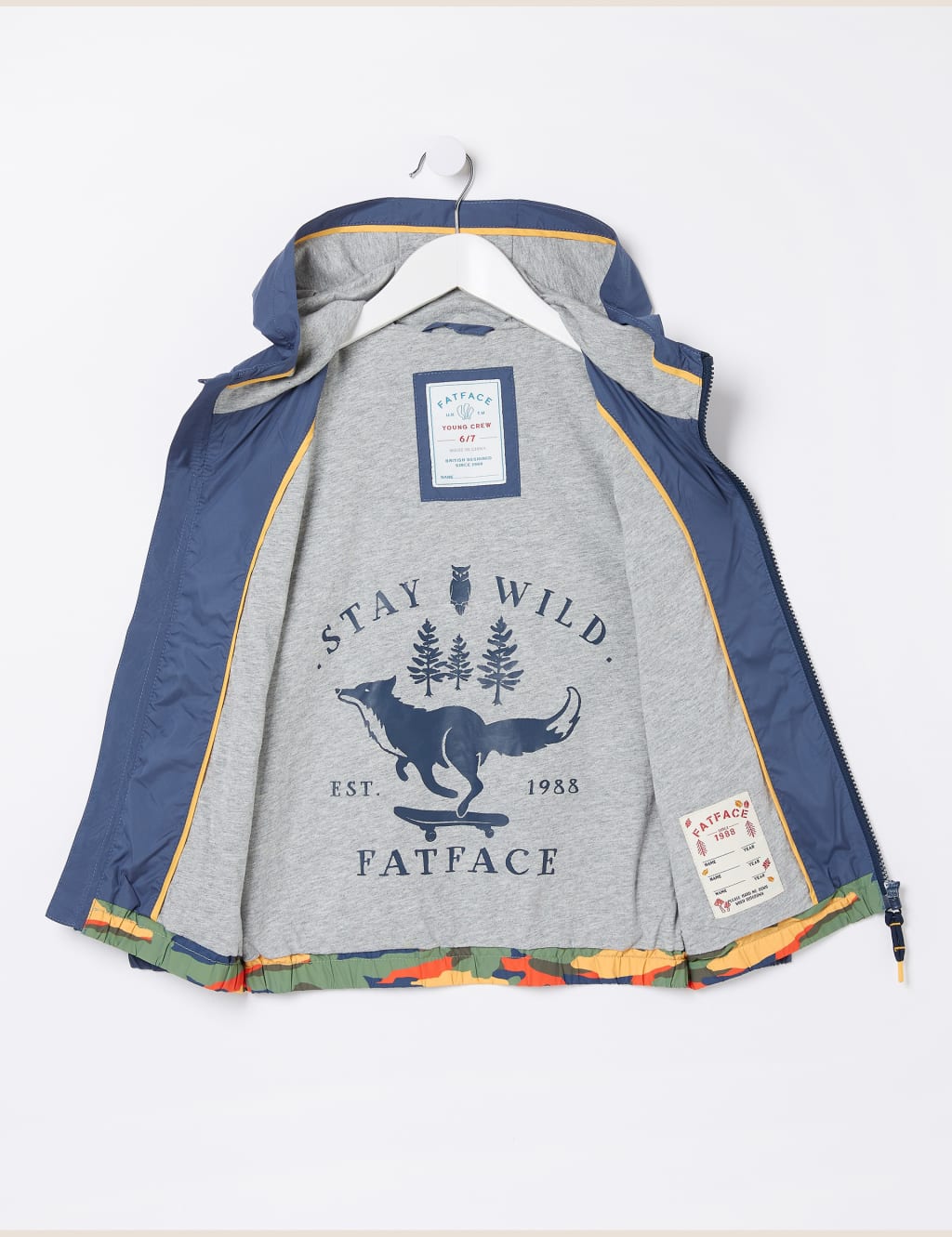 Camouflage Raincoat (3-13 Yrs) image 4
