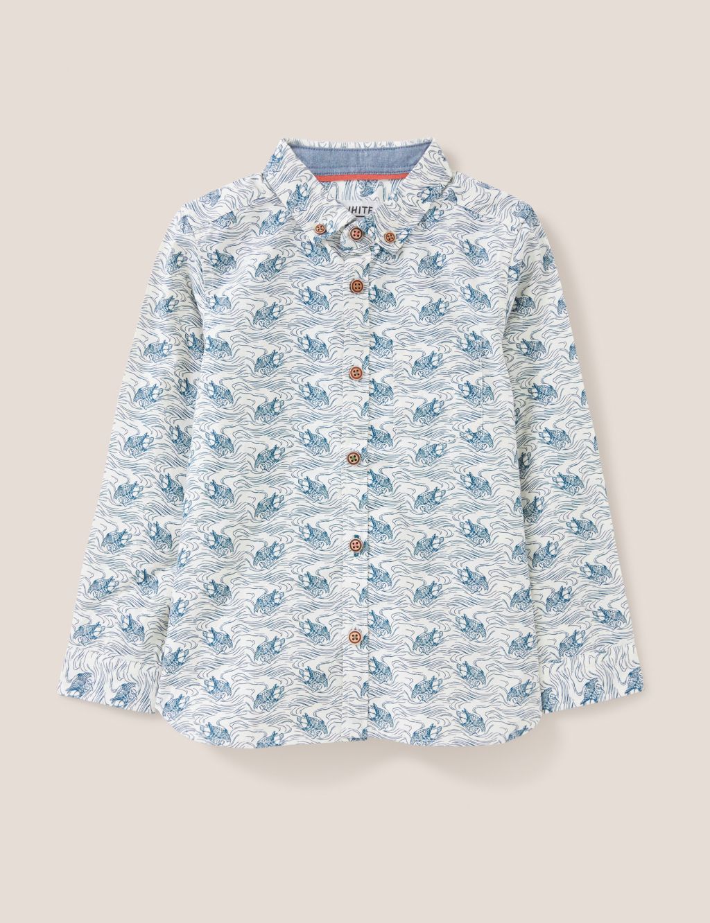 Pure Cotton Duck Print Shirt (3-10 Yrs) image 1
