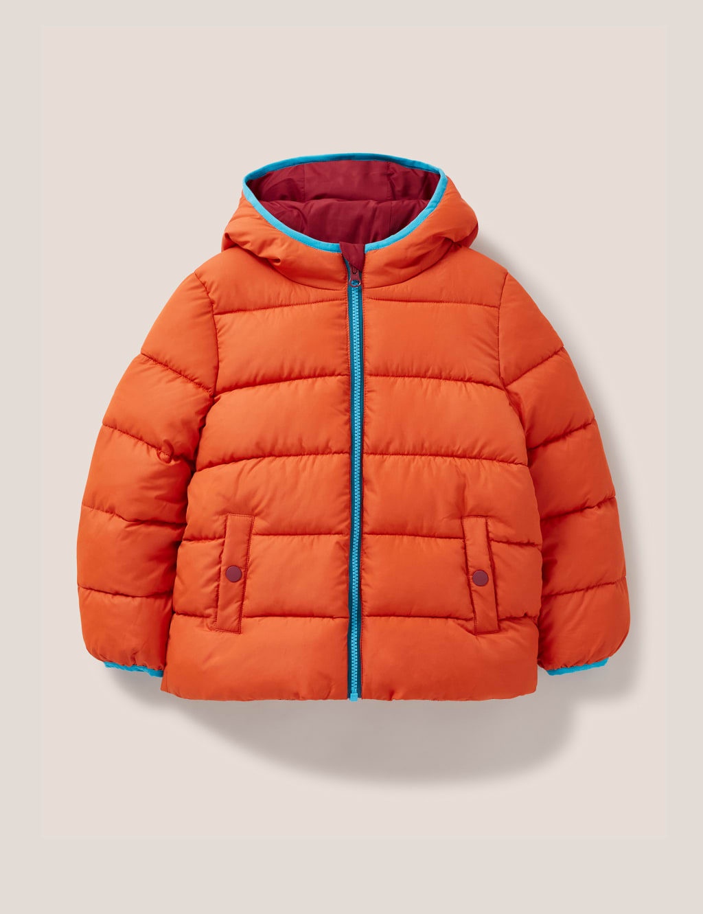 Quilted Hooded Padded Jacket (3-10 Yrs) image 1