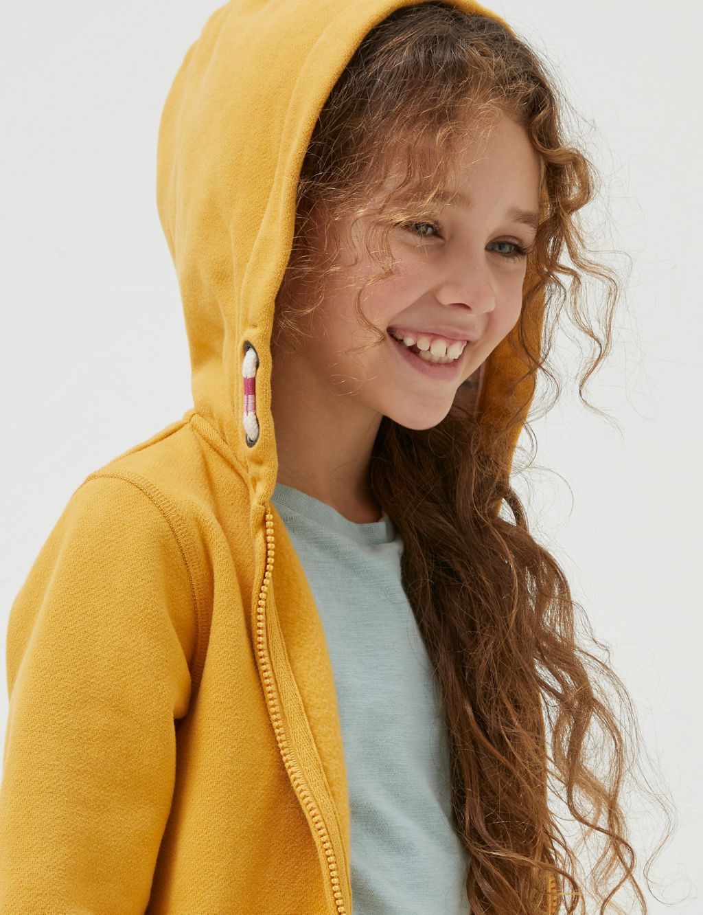 Cotton Rich Bunny Zip Hoodie (3-13 Yrs) image 2