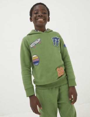 Sweat Garçon Marks And Spencer - Taille 9-10 Ans - Mélange Coton Multicolore