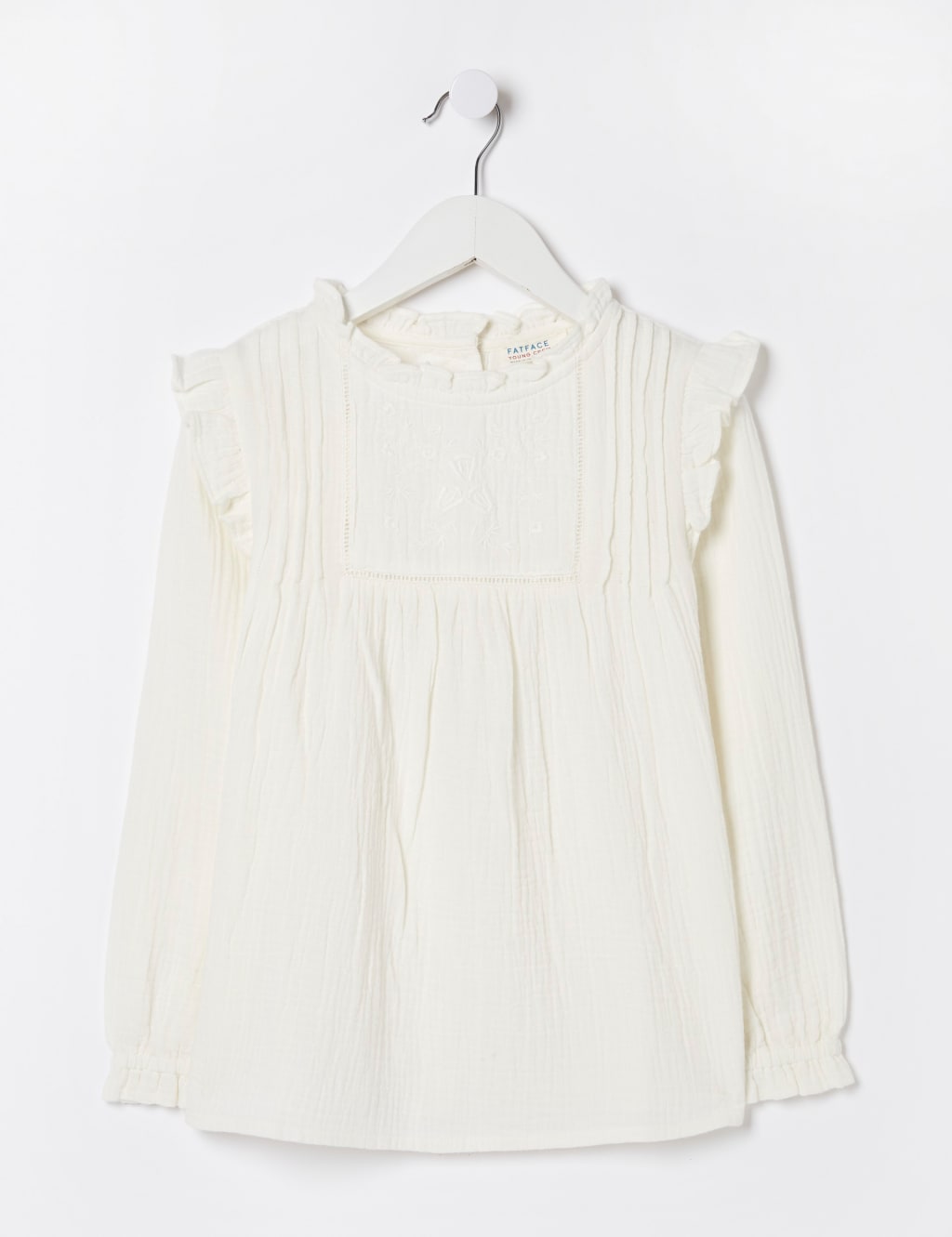 Pure Cotton Embroidered Blouse (3-13 Yrs) image 2