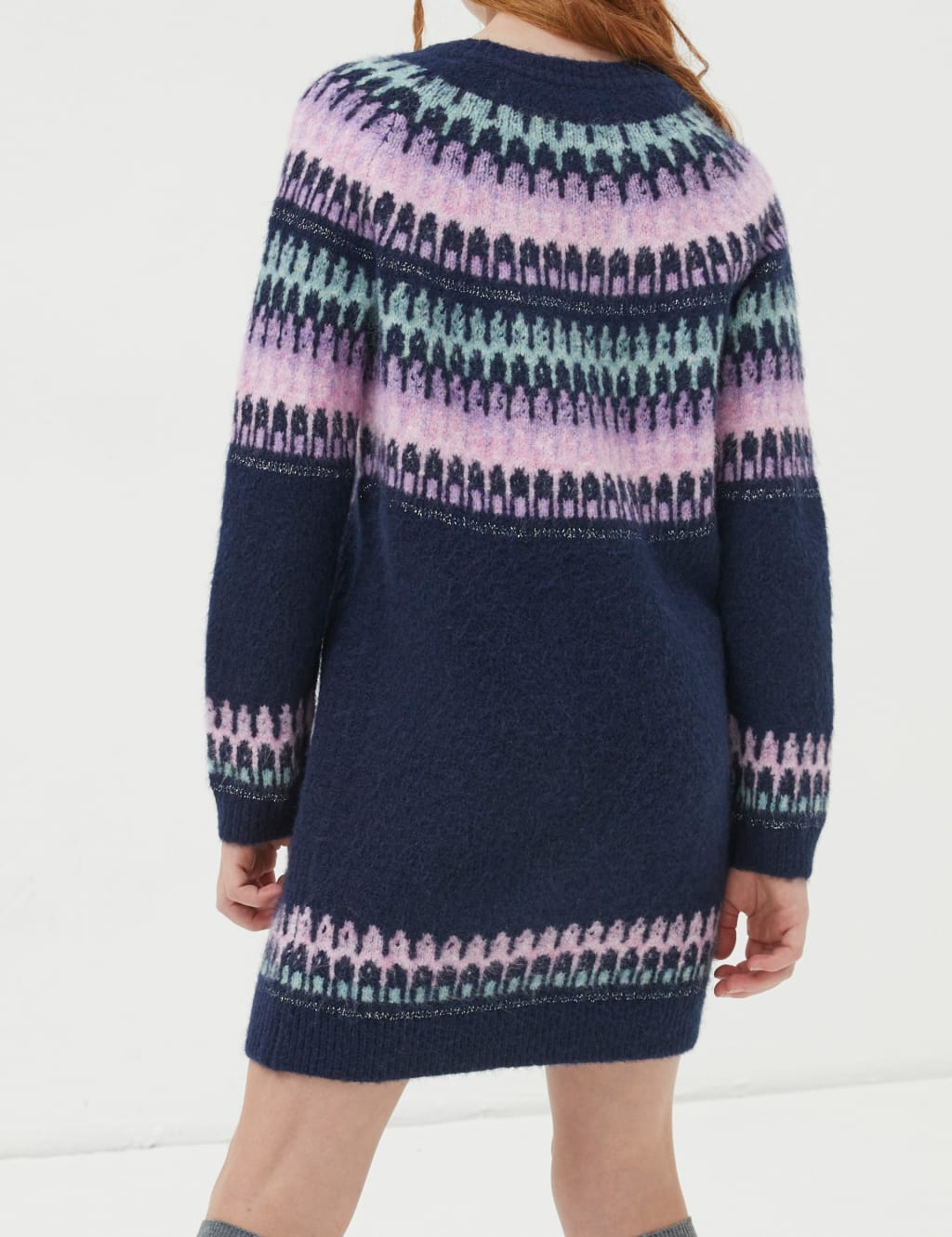 Fair Isle Dress (3-13 Yrs) image 3