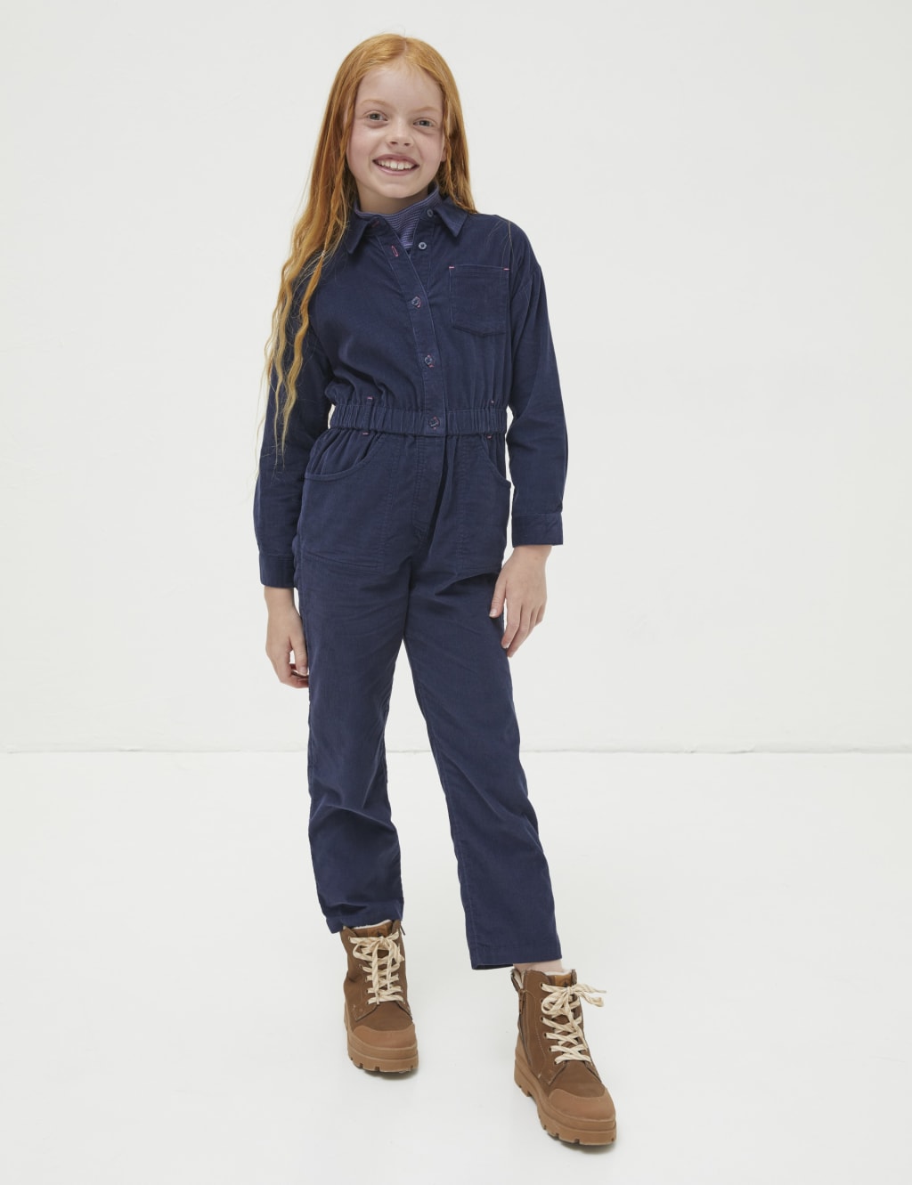 Pure Cotton Jumpsuit (3-13 Yrs) image 1