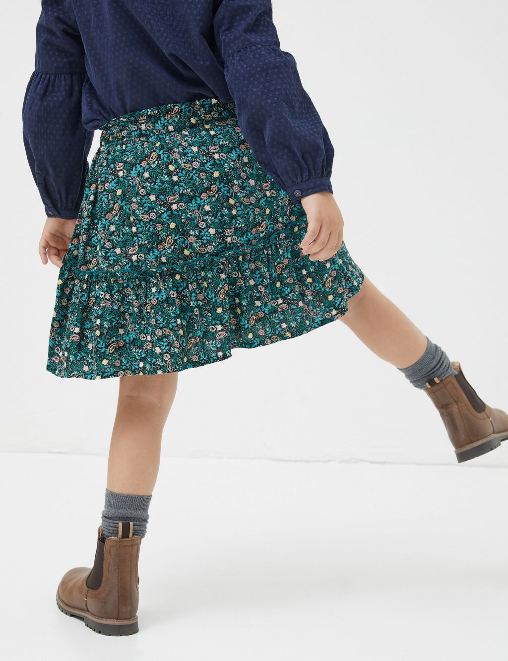Floral Skater Skirt (3-13 Yrs) image 3