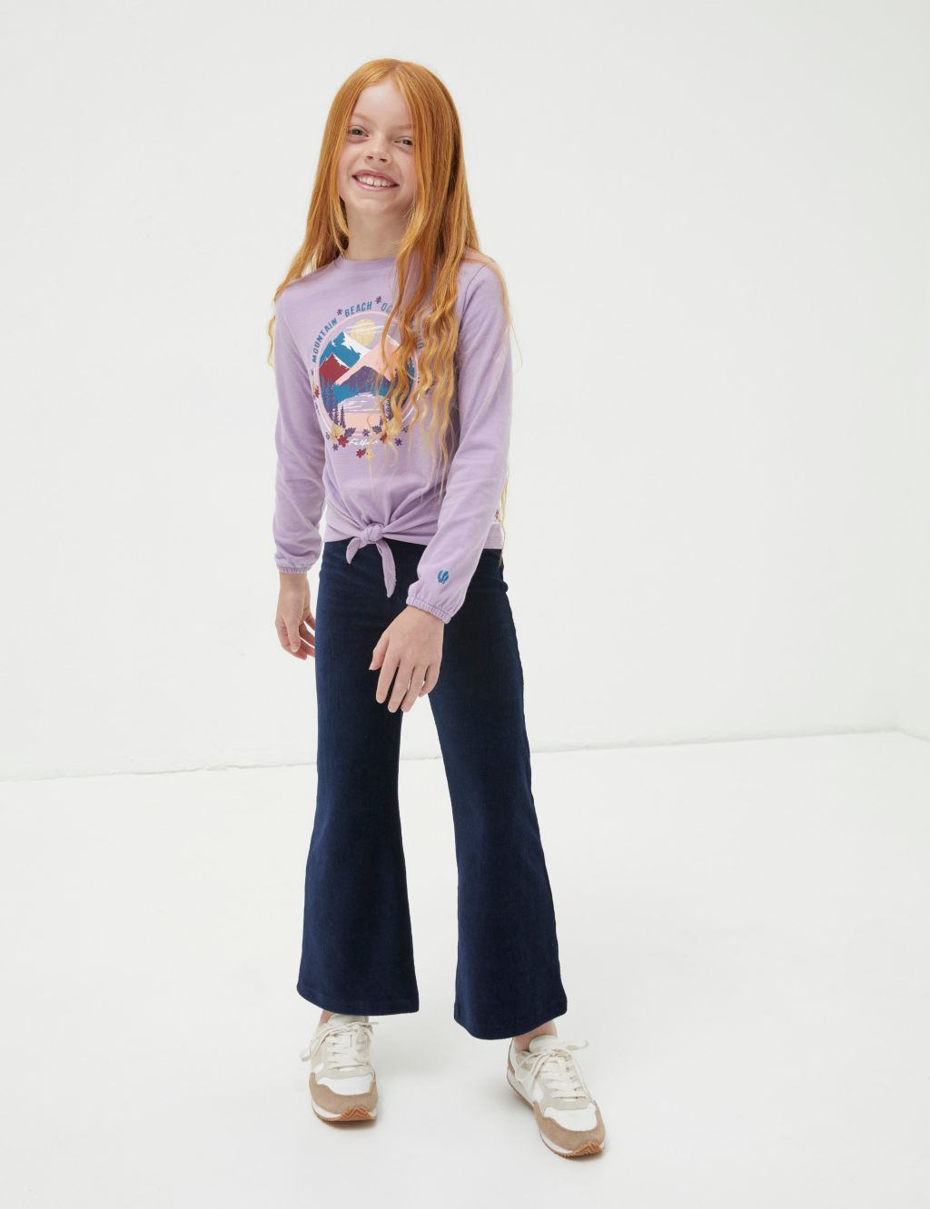 Cotton Rich Flared Leggings (3-13 Yrs) image 1