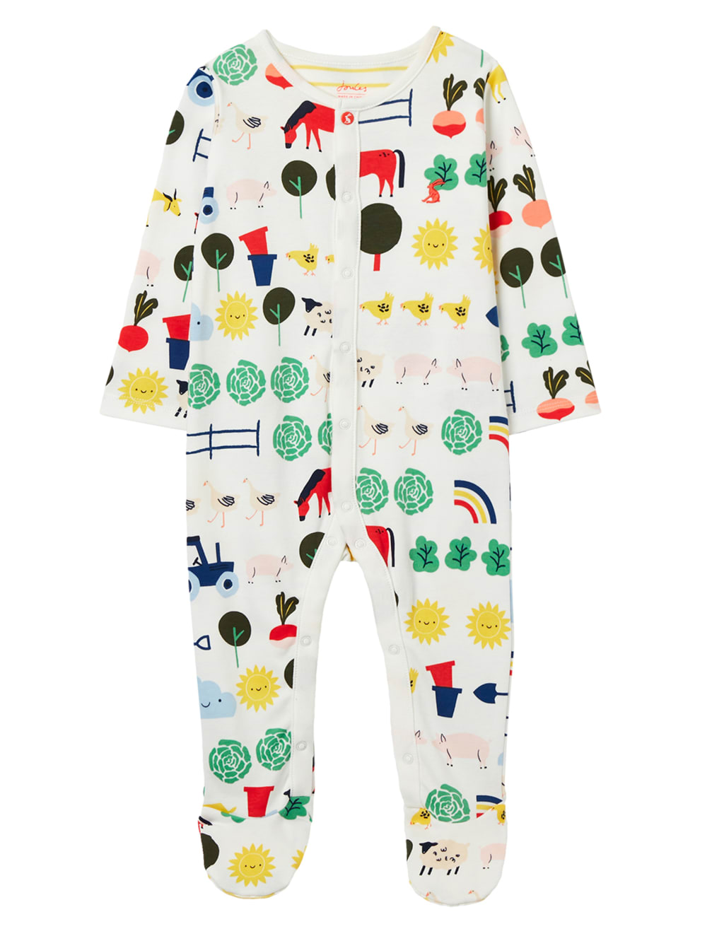 Organic Cotton Farm Print Bodysuit (0 - 2 Yrs) image 1
