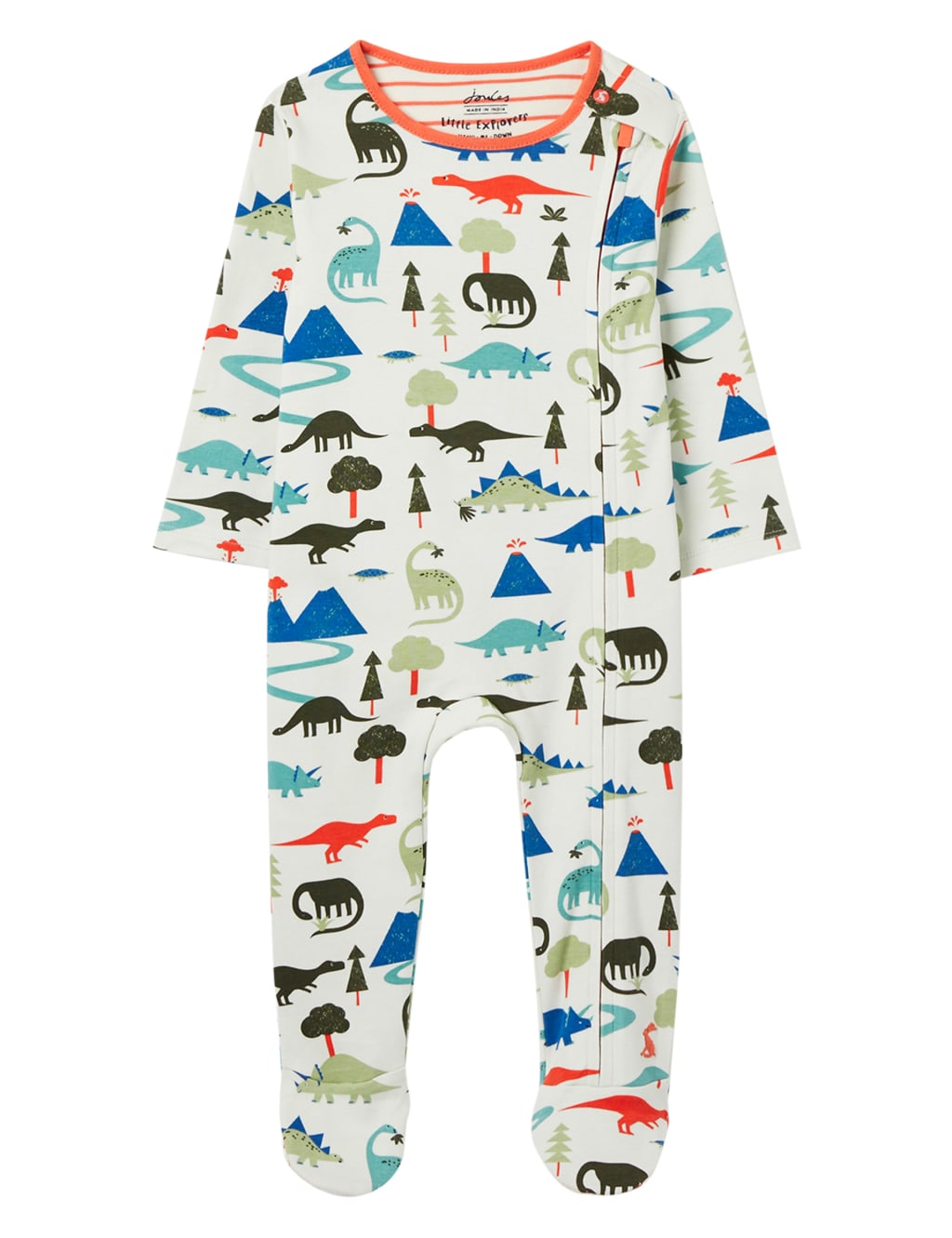 Organic Cotton Floral All in One (0 - 2 Yrs) image 1