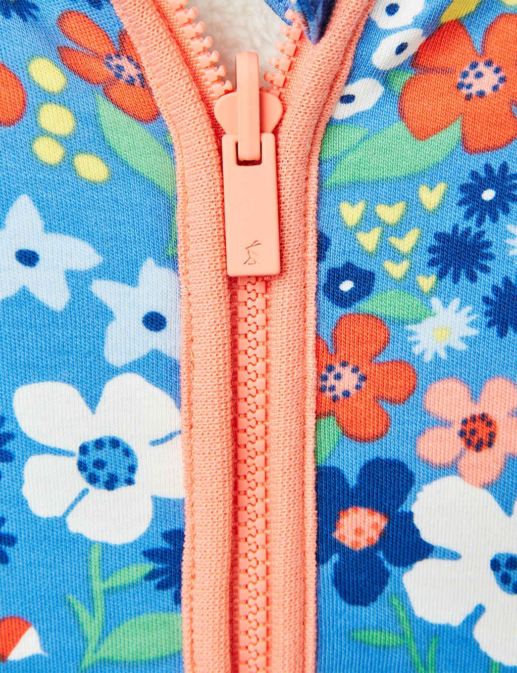 Floral Reversible Hooded Jacket (0 - 3 Yrs) image 3
