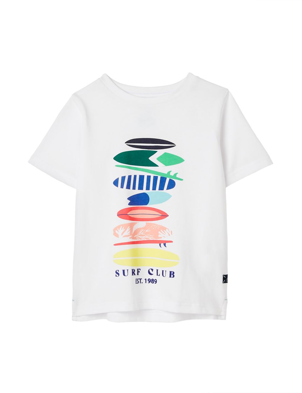 Pure Cotton Surfboard Graphic T-Shirt (2-12 Yrs) image 1