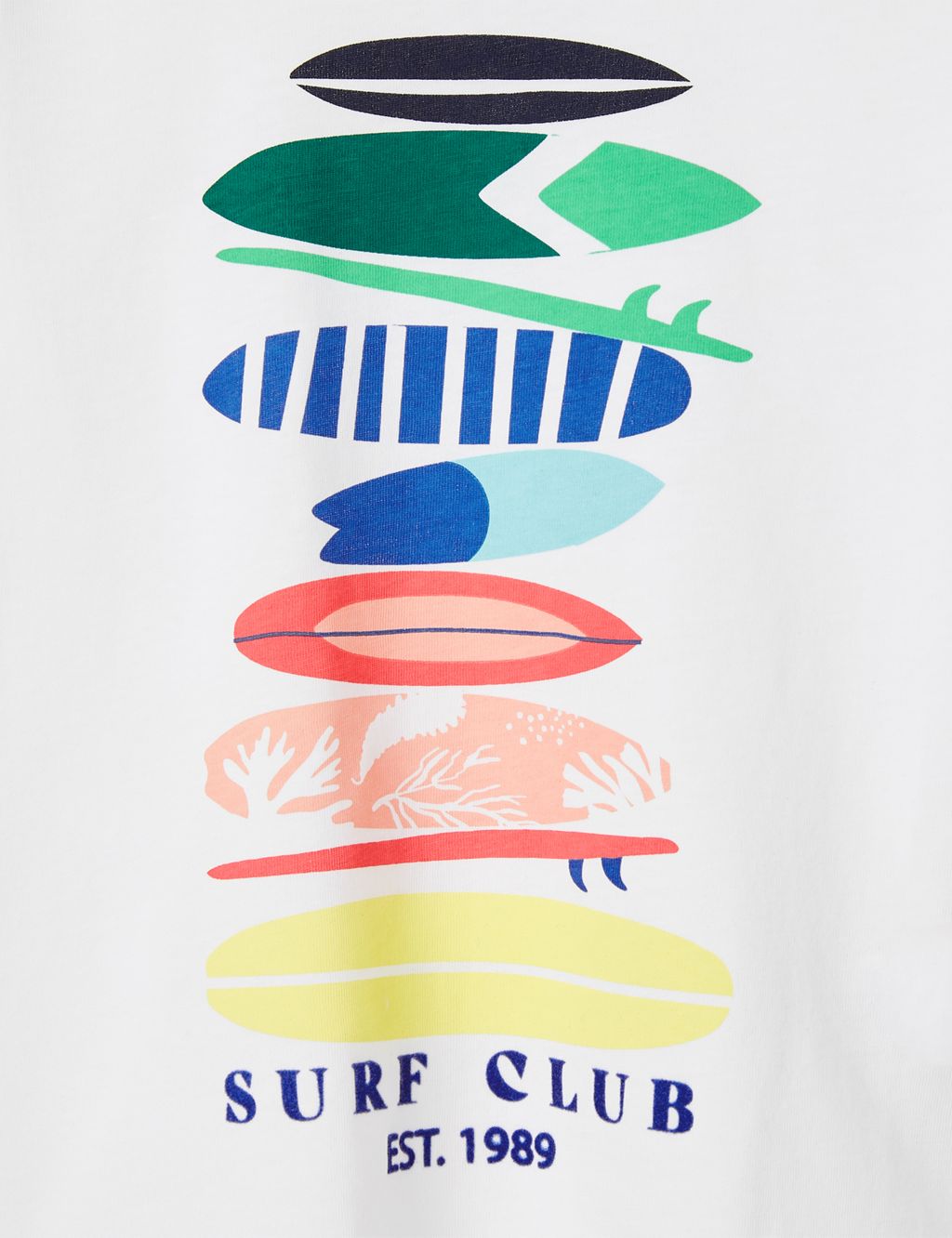 Pure Cotton Surfboard Graphic T-Shirt (2-12 Yrs) image 5