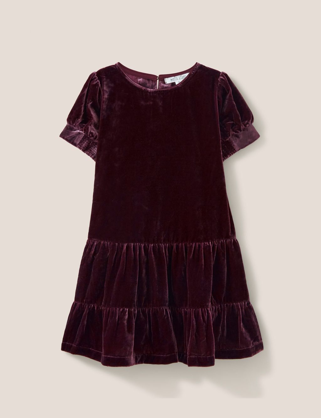 Velvet Tiered Party Dress (3-10 Yrs) image 1