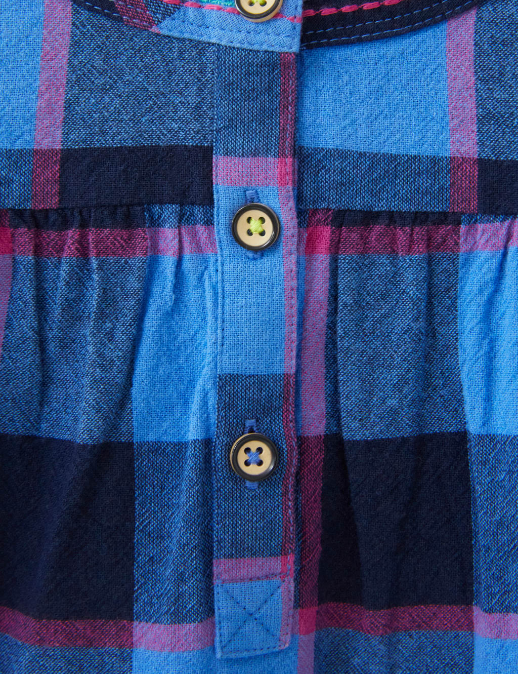 Pure Cotton Checked Top (3-10 Yrs) image 2