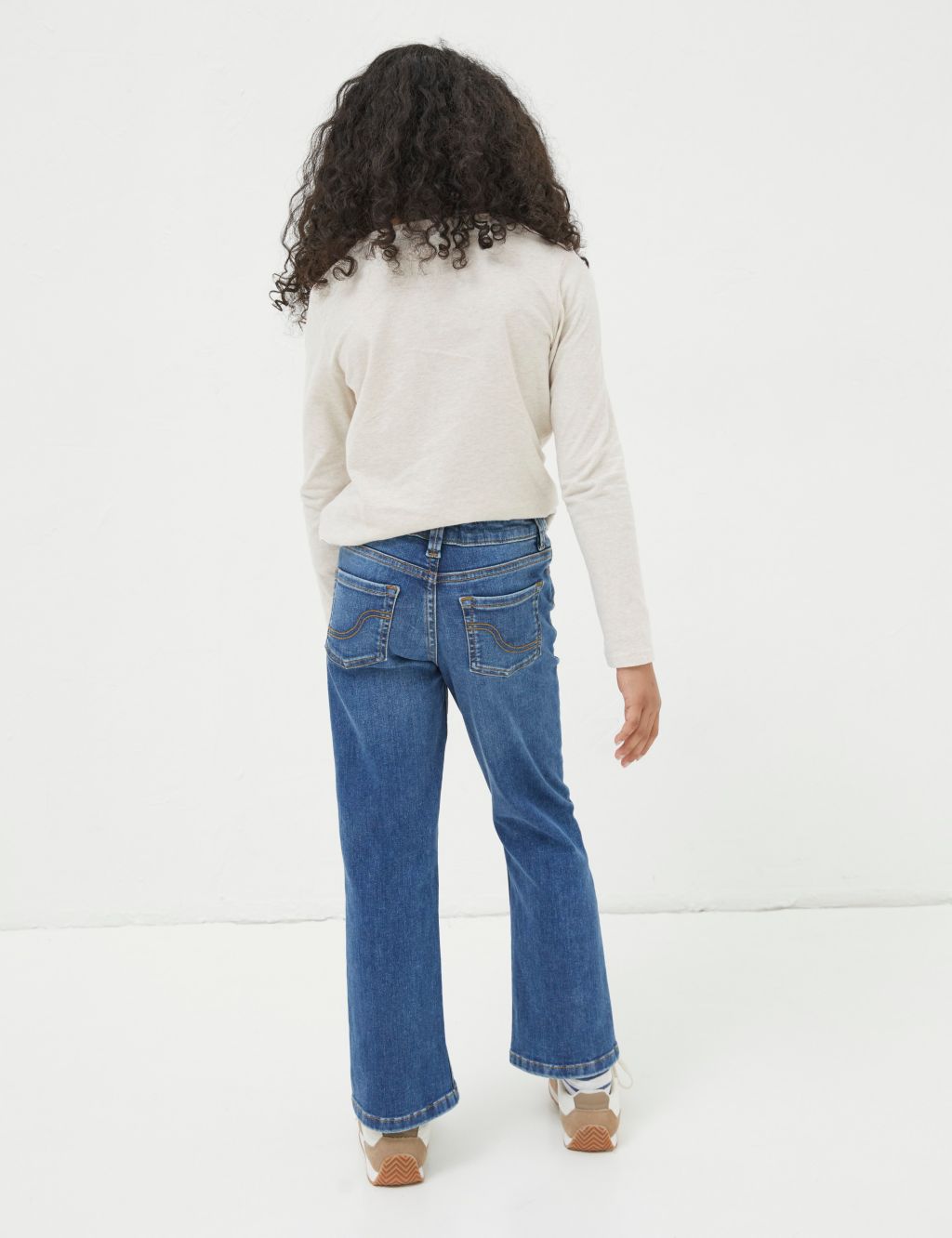 Relaxed Denim Flared Jeans (3-13 Yrs) image 3