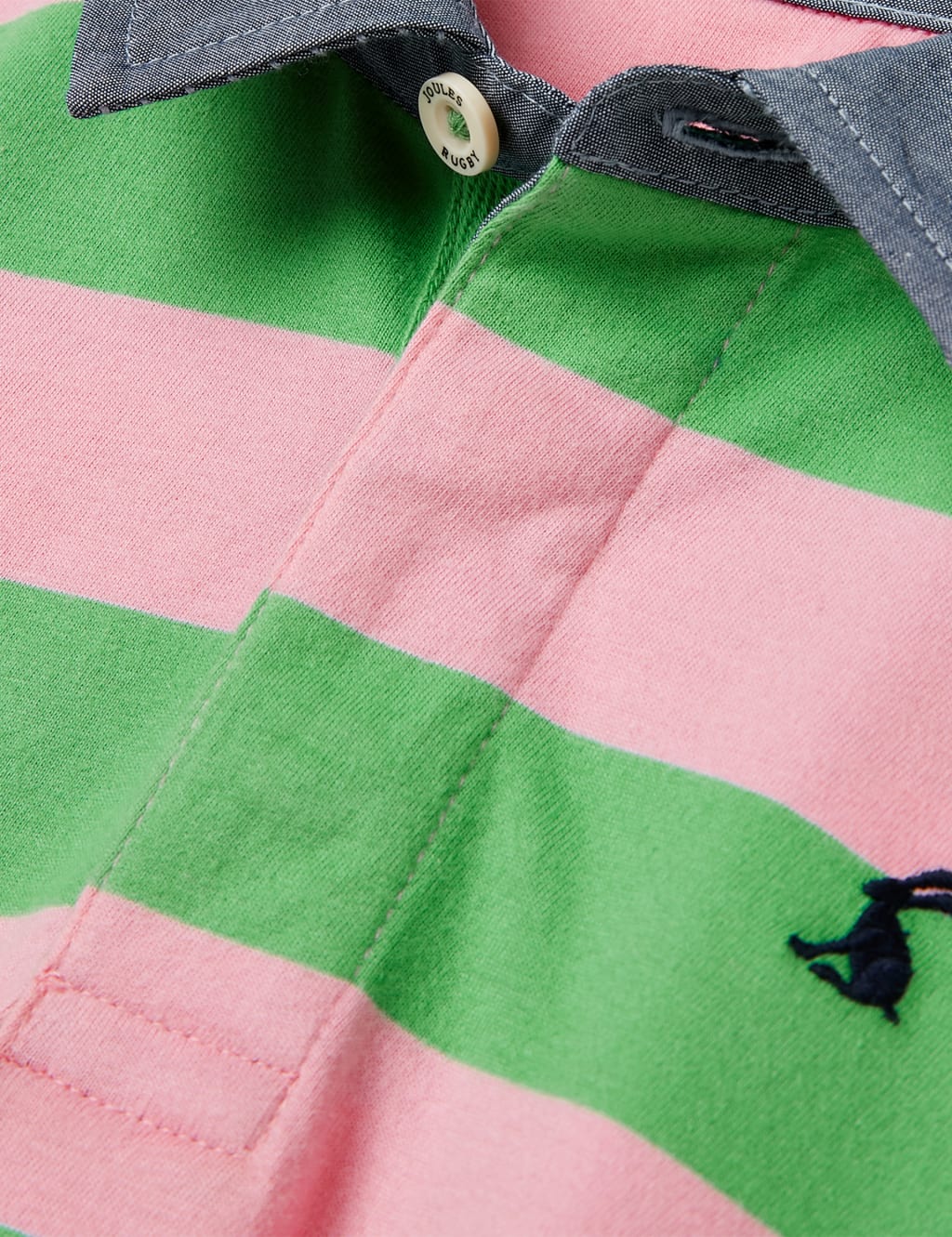 Pure Cotton Striped Polo Shirt (2-12 Yrs) image 5
