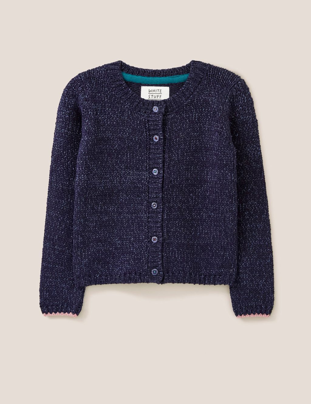 Sparkly Knitted Cardigan (3-10 Yrs) image 1