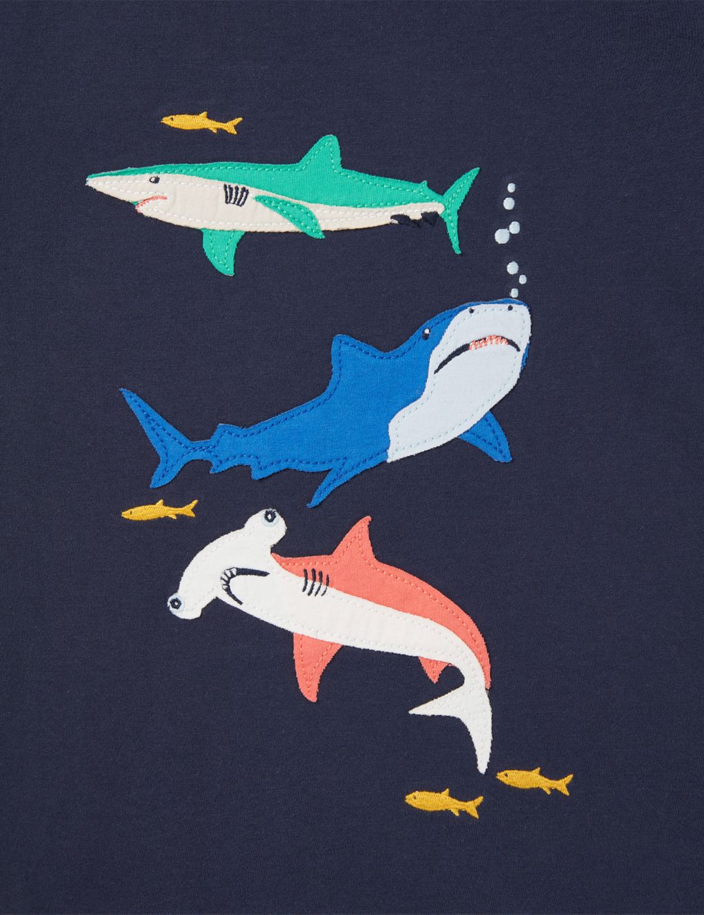 Pure Cotton Shark T-Shirt (2-12 Yrs) image 5