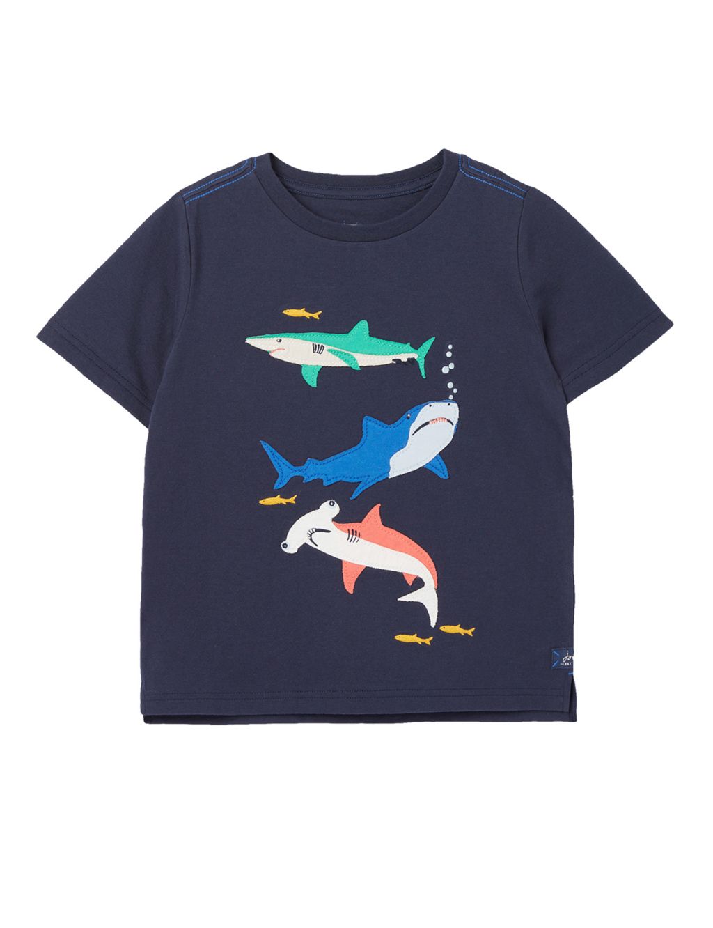 Pure Cotton Shark T-Shirt (2-12 Yrs) image 1