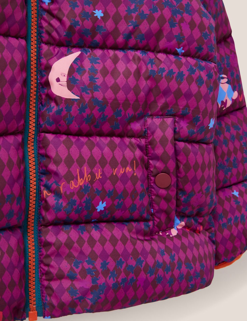 Quilted Printed Padded Jacket (3-10 Yrs) image 2