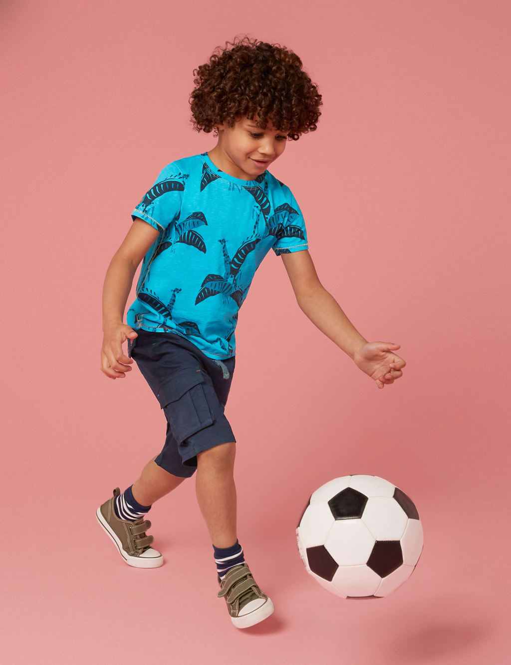 Pure Cotton Banana Leaf Print T-Shirt (3-10 Yrs) image 3
