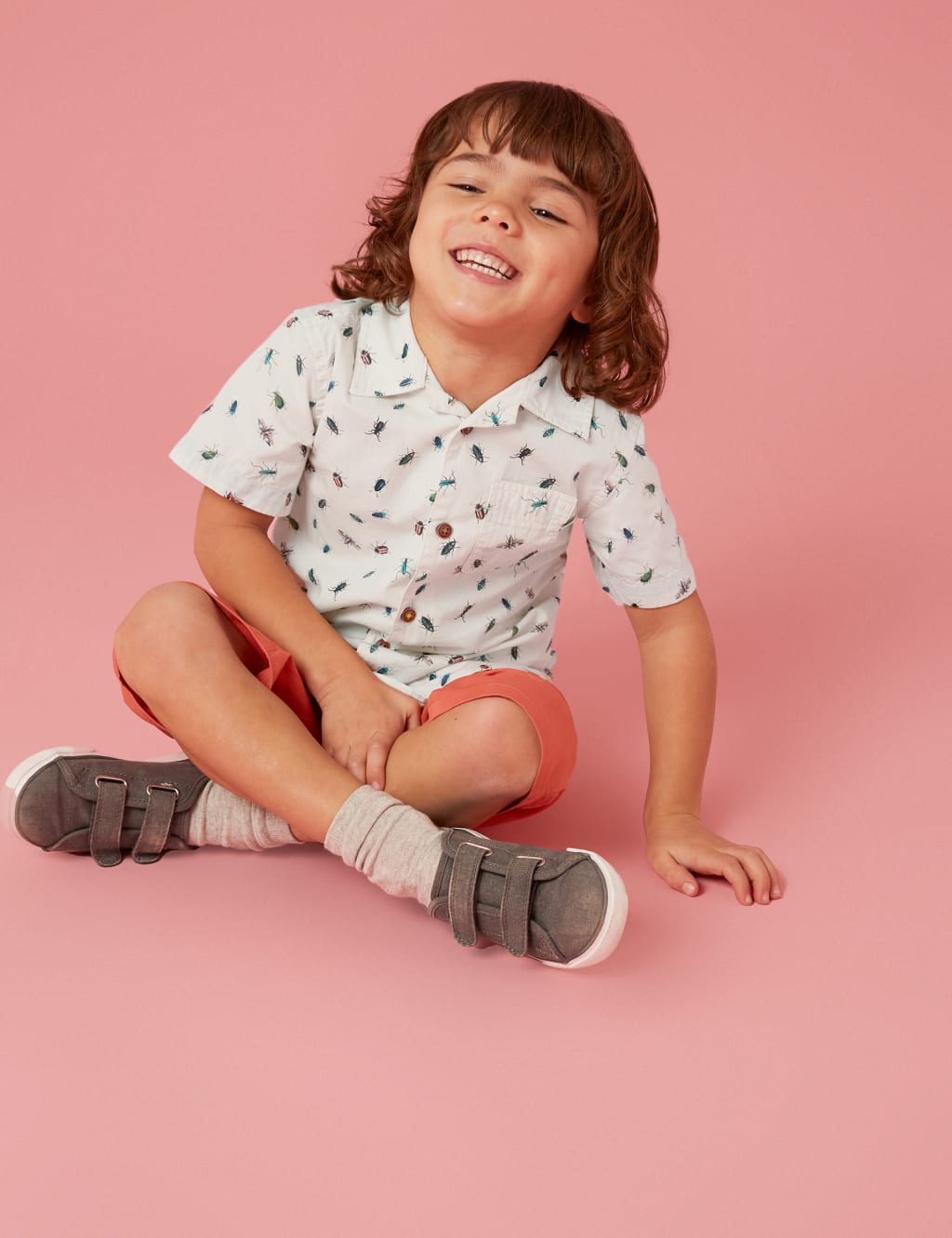 Pure Cotton Insect Print Shirt (3-10 Yrs) image 2