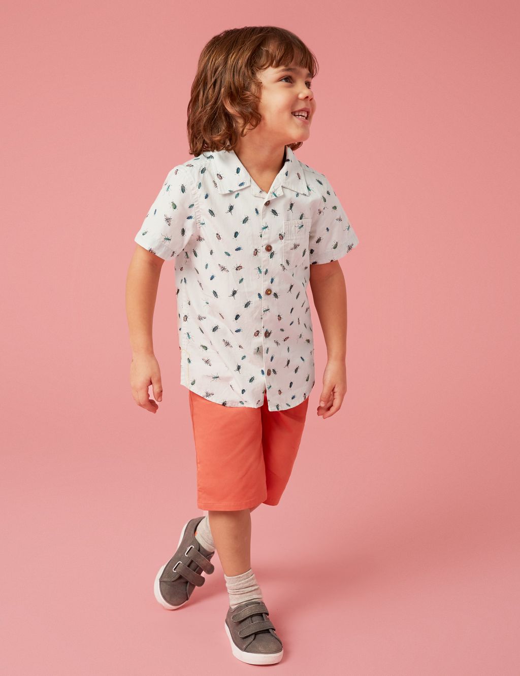 Pure Cotton Insect Print Shirt (3-10 Yrs) image 3
