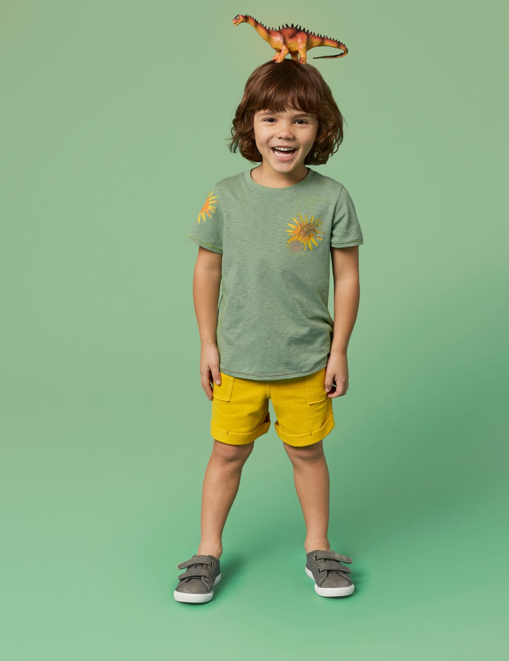 Pure Cotton Sunny Rainbow Graphic T-Shirt (3-10 Yrs) image 2