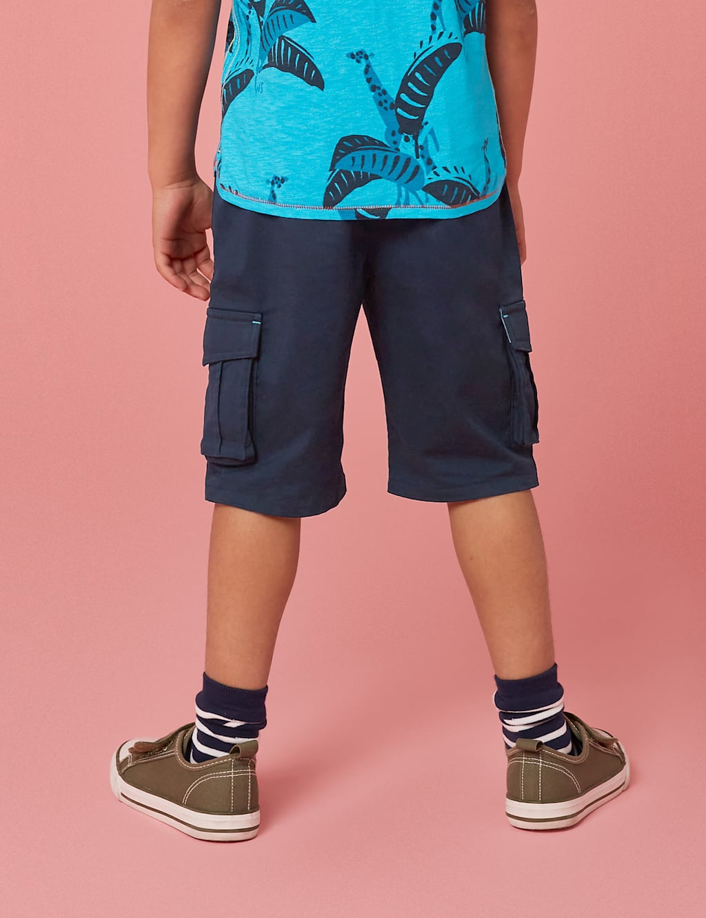 Cotton Rich Cargo Shorts (3-10 Yrs) image 4