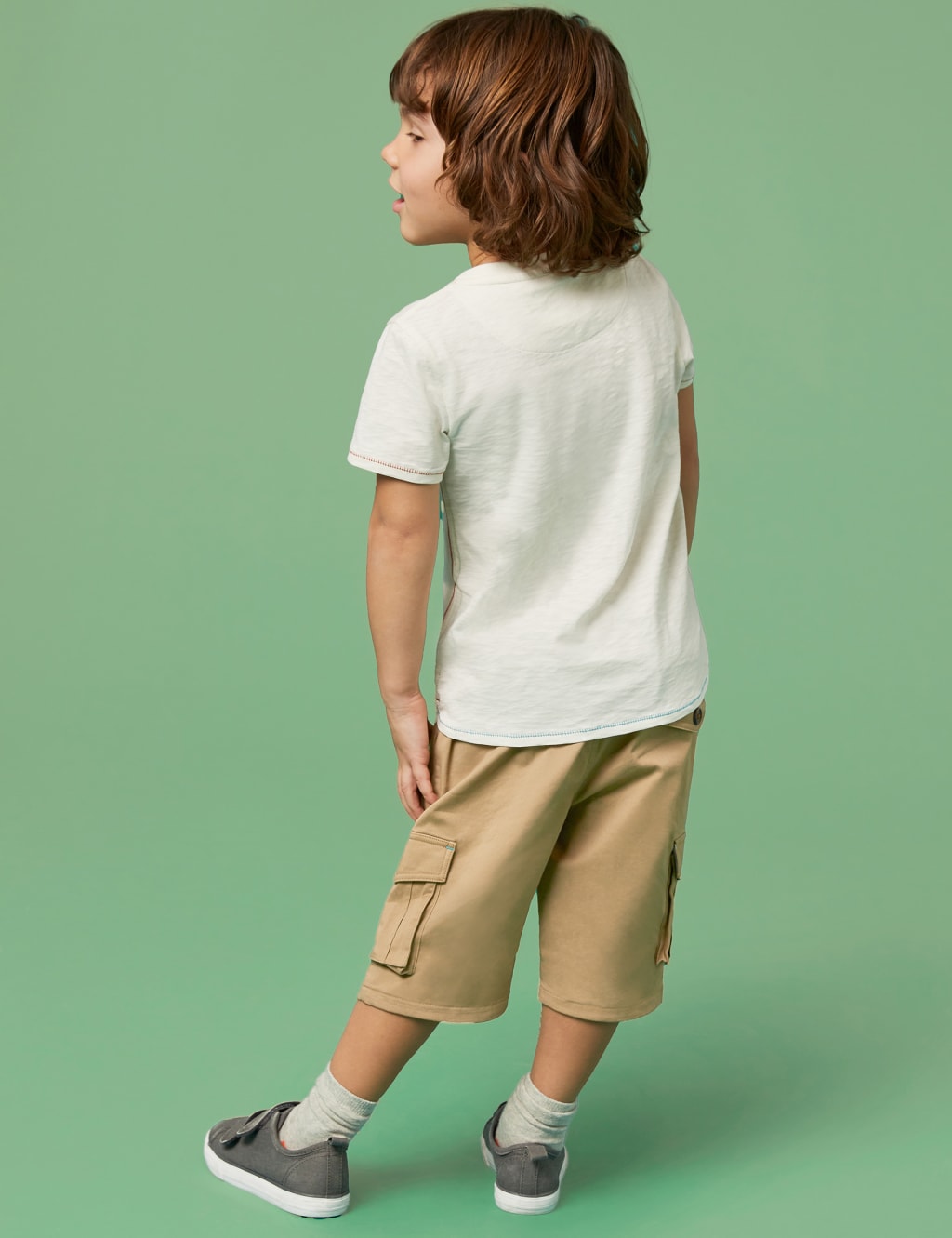 Cotton Rich Cargo Shorts (3-10 Yrs) image 4