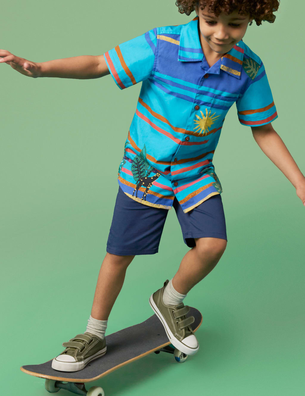 Cotton Rich Chino Shorts (3-10 Yrs) image 2