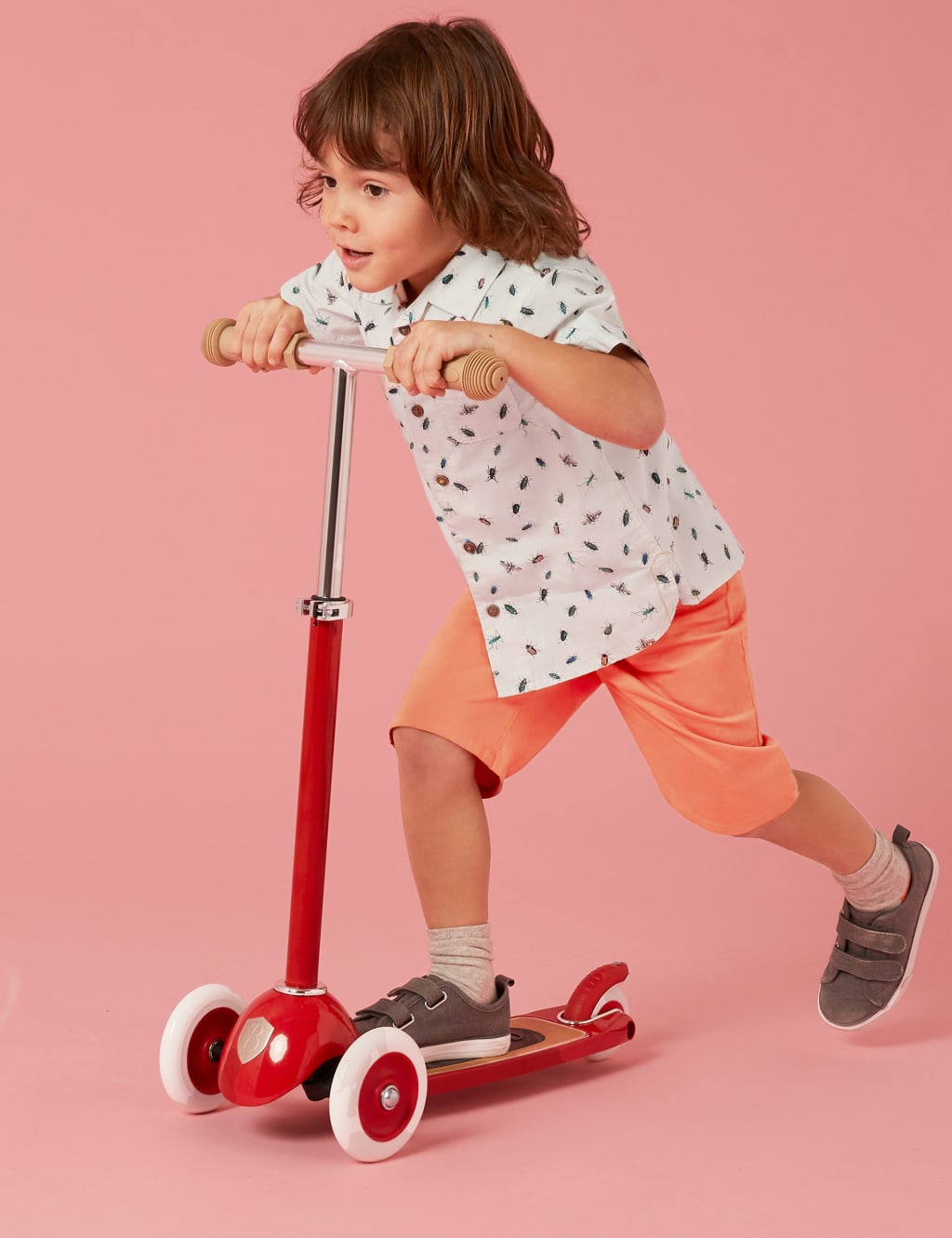 Cotton Rich Chino Shorts (3-10 Yrs) image 1