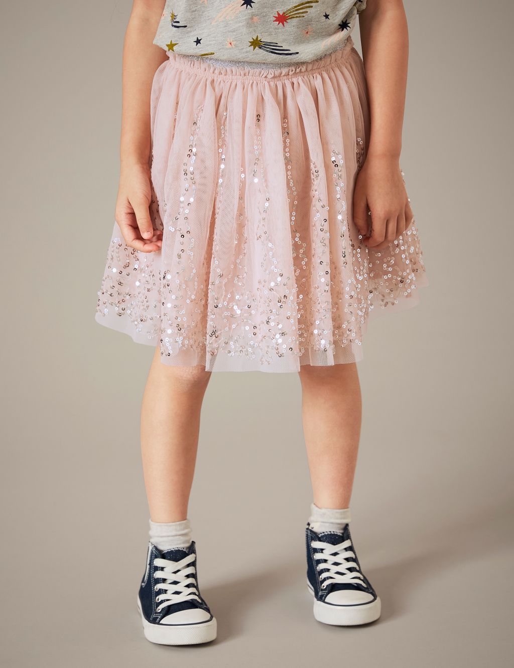 Tulle Sequin Skirt (3 - 10 Yrs) image 3