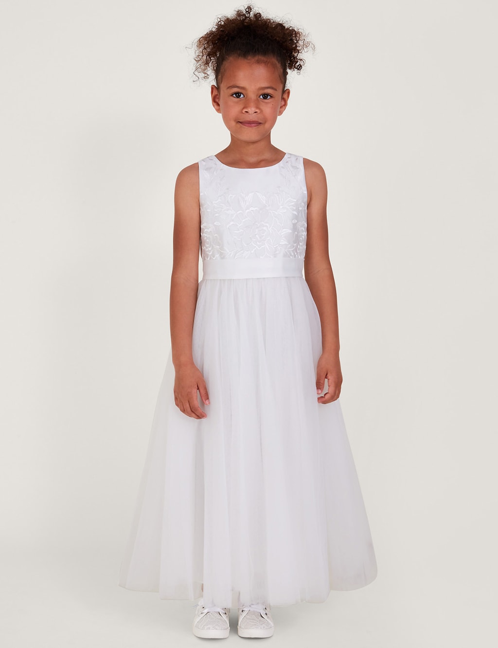 Embroidered Tulle Occasion Dress (3-13 Yrs) image 1