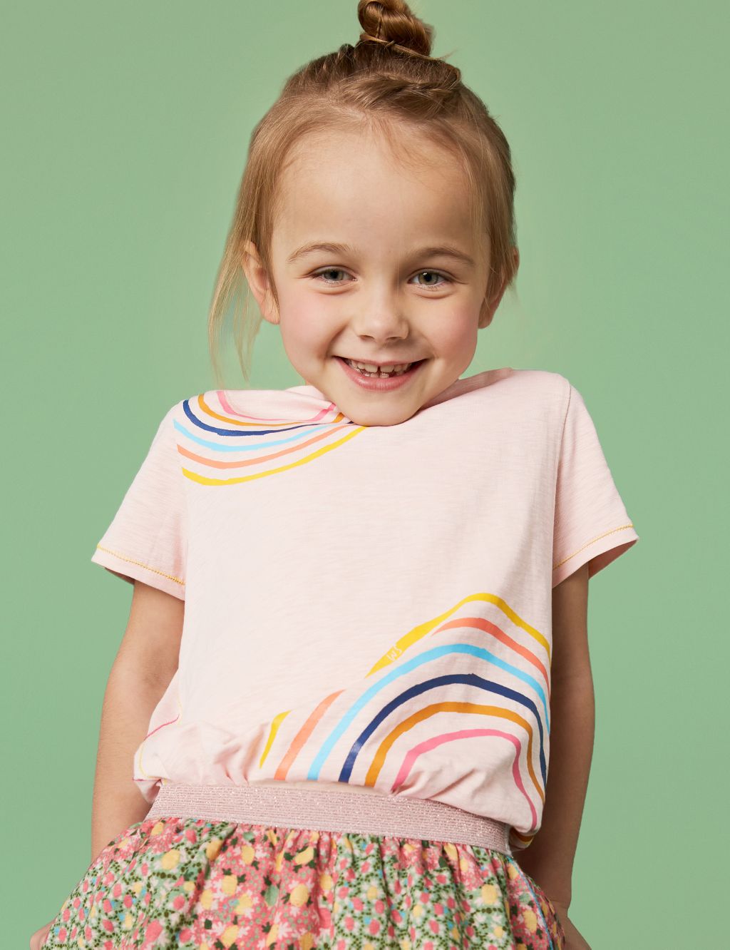 Pure Cotton Rainbow T-Shirt (3-10 Yrs) image 1