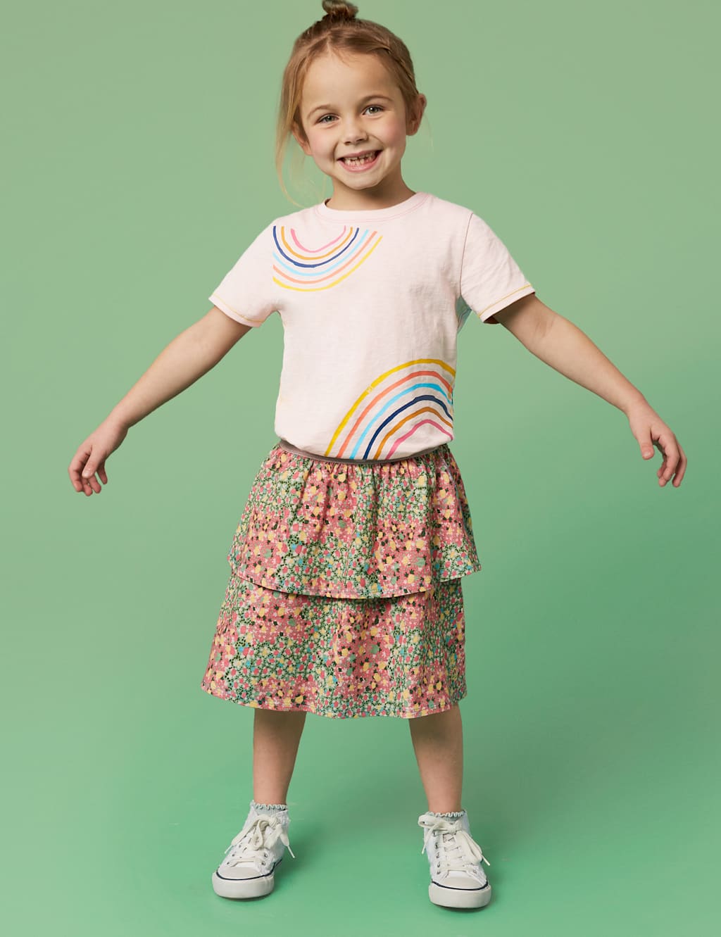 Pure Cotton Rainbow T-Shirt (3-10 Yrs) image 2