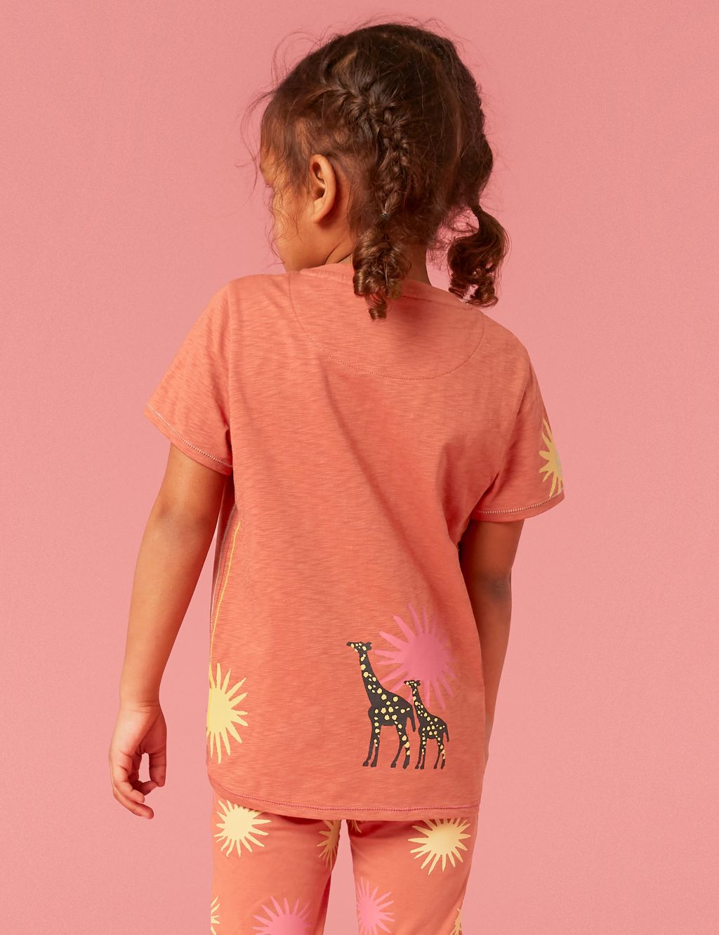 Pure Cotton Giraffe Print T-Shirt (3-10 Yrs) image 4