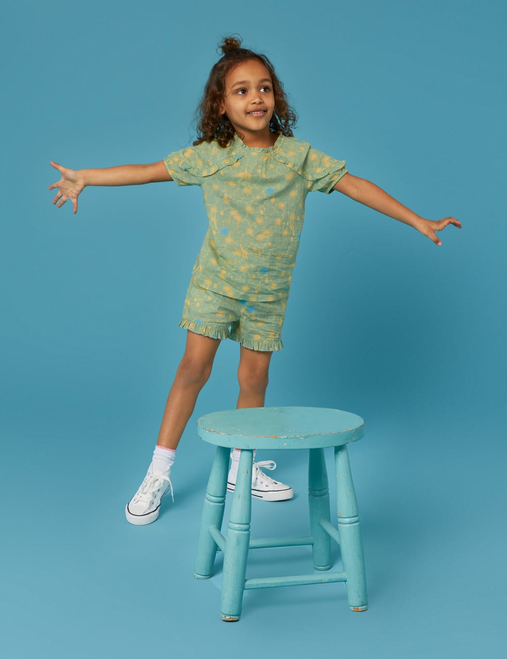 Pure Cotton Giraffe Print Top (3-10 Yrs) image 3