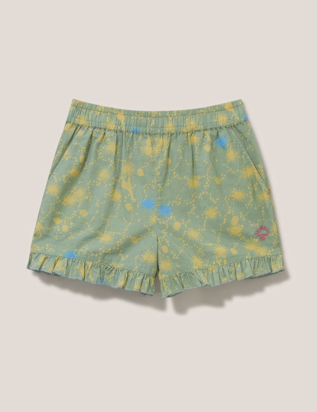Pure Cotton Printed Shorts (3-10 Yrs) image 2