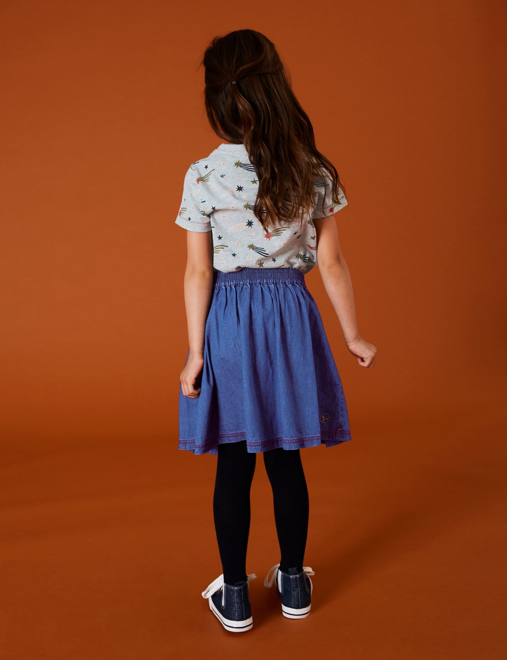 Midi Denim Skirt (3 - 10 Yrs) image 2
