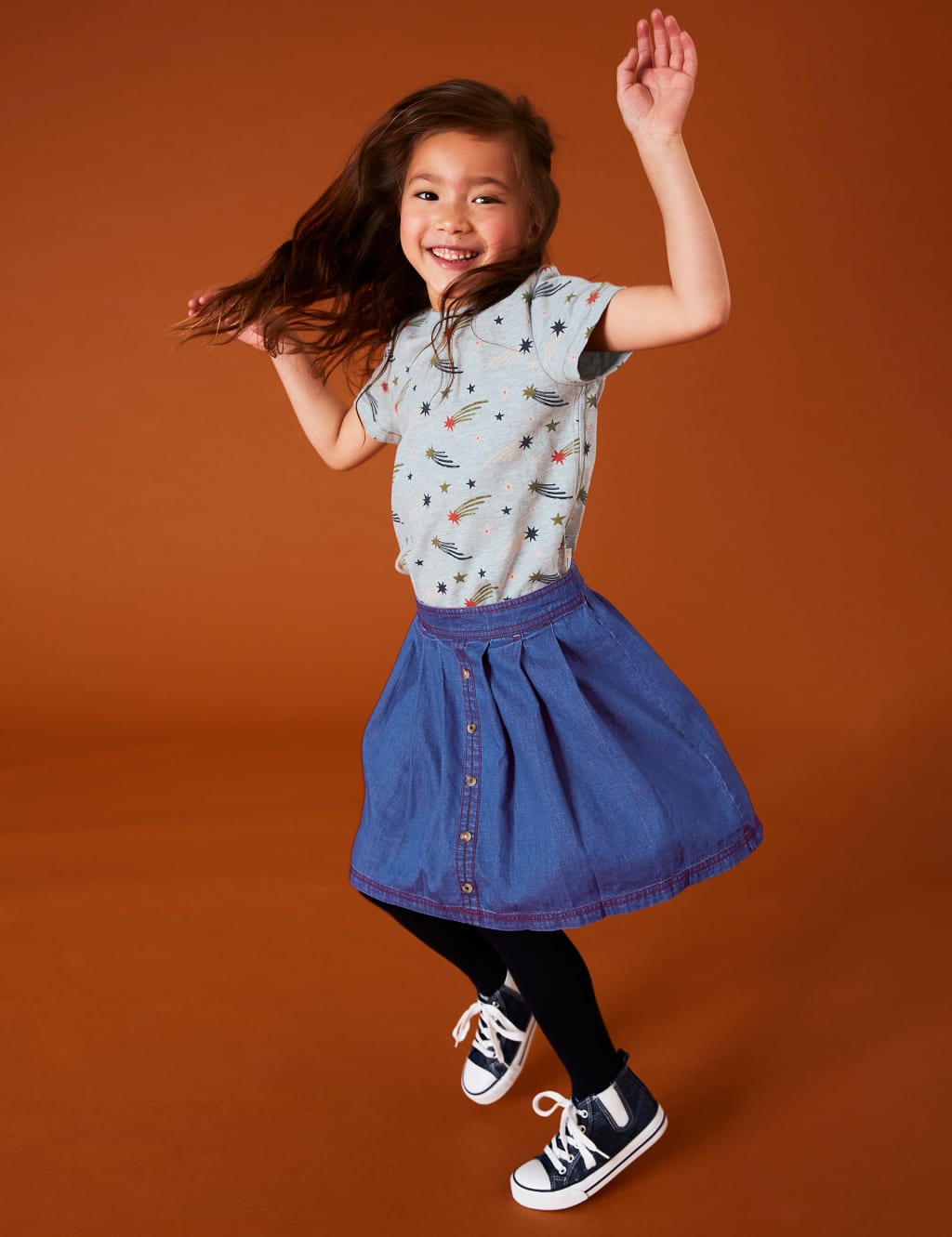 Midi Denim Skirt (3 - 10 Yrs) image 3