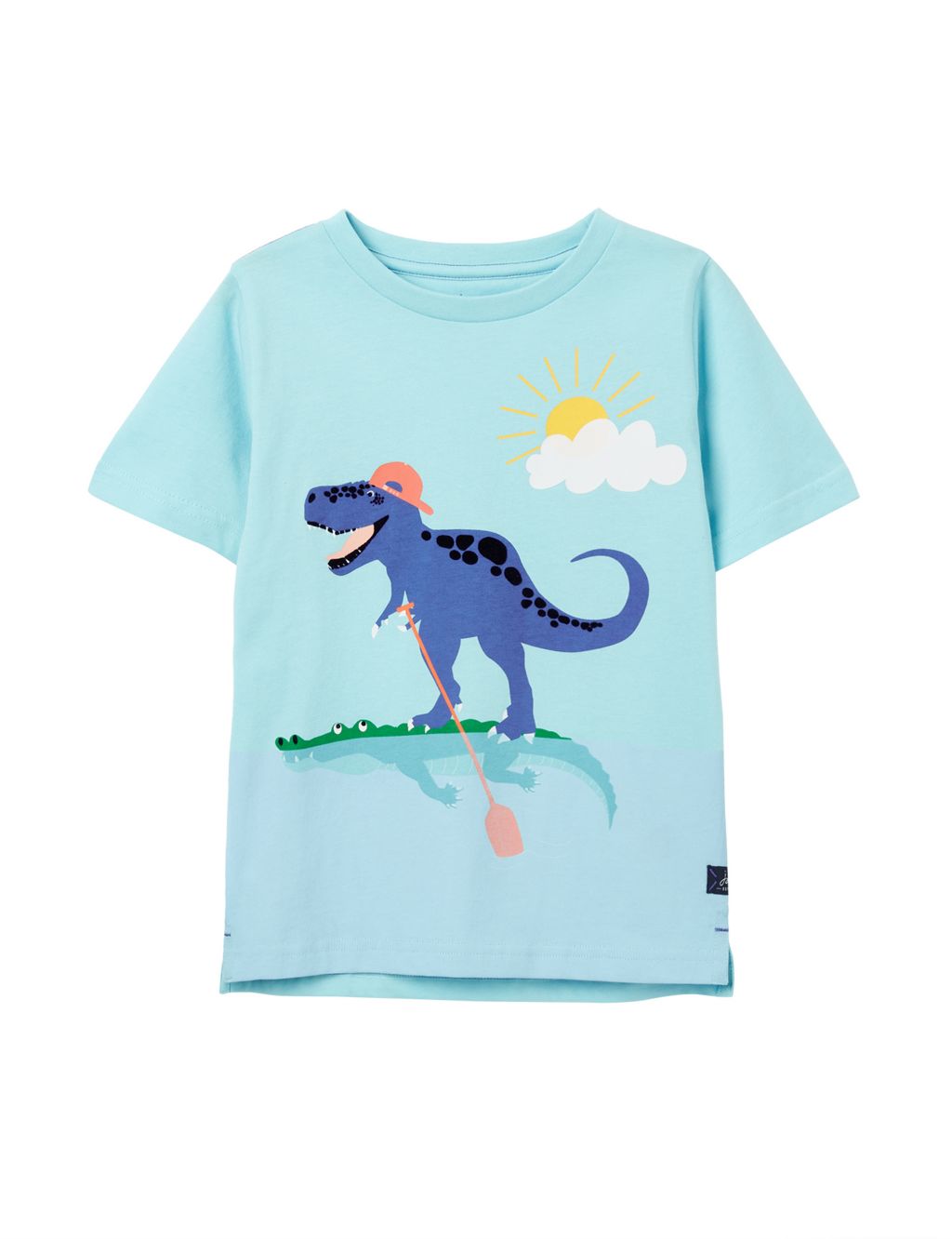 Pure Cotton Dinosaur T-Shirt (2-12 Yrs) image 1